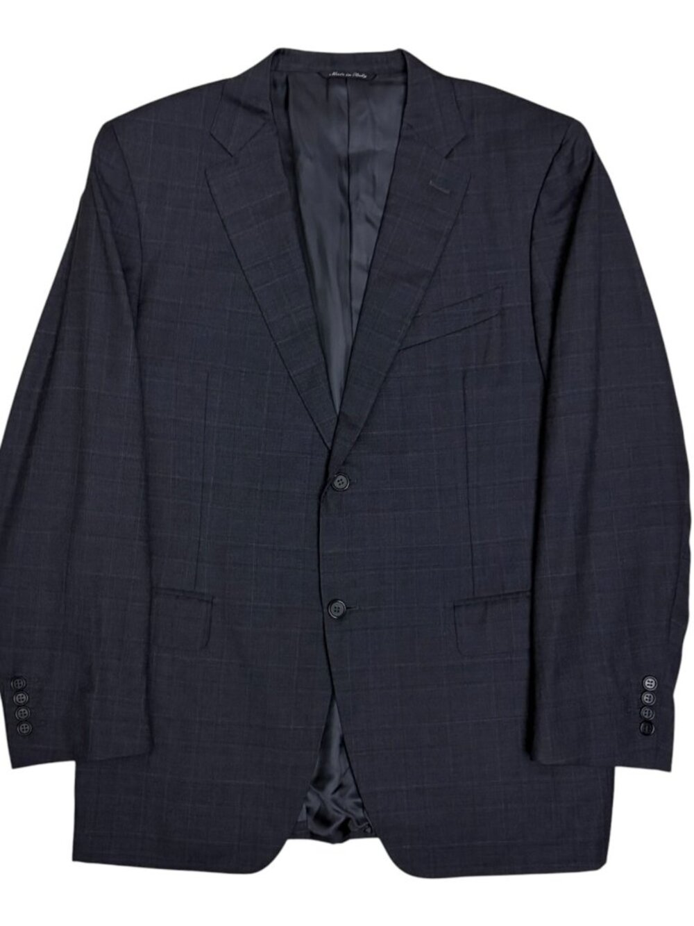 CANALI HOLT RENFREW Wool Blazer Sport Coat Gray Luxury Vintage Business Mens 46R